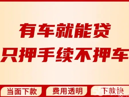 武汉押手续不押车的贷款,车主应急借款